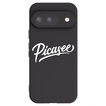 Picasee Google Pixel 9 Hülle - Schwarzes Silikon - Picasee - old logo - white