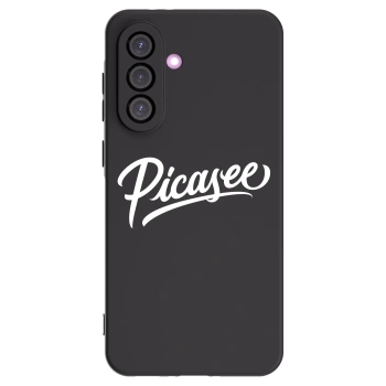 Picasee Samsung Galaxy A56 5G A566B Hülle - Schwarzes Silikon - Picasee - old logo - white