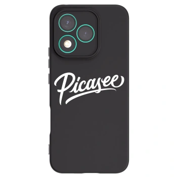 Picasee Honor 400 Lite 5G Hülle - Schwarzes Silikon - Picasee - old logo - white