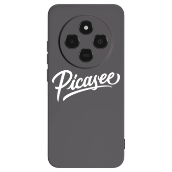 Picasee Xiaomi Poco C75 Hülle - Schwarzes Silikon - Picasee - old logo - white