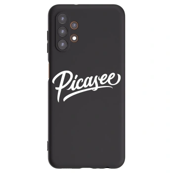 Picasee Samsung Galaxy A13 5G Hülle - Schwarzes Silikon - Picasee - old logo - white