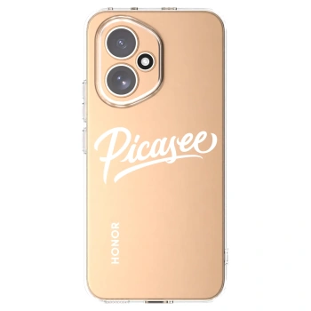 Picasee Honor 400 5G Hülle - Transparentes Silikon - Picasee - old logo - white