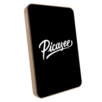 Powerbank mit MagSafe 5 000 mAh Golden - Picasee - old logo - white