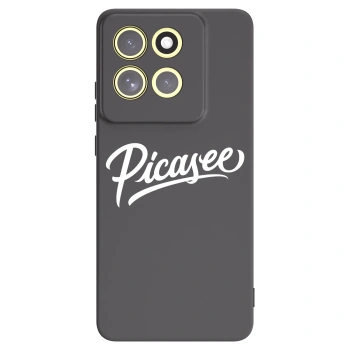 Picasee Motorola Moto G86 5G Hülle - Schwarzes Silikon - Picasee - old logo - white