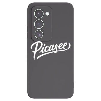 Picasee Xiaomi Redmi 15 5G Hülle - Schwarzes Silikon - Picasee - old logo - white