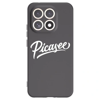 Picasee Xiaomi 15T Hülle - Schwarzes Silikon - Picasee - old logo - white