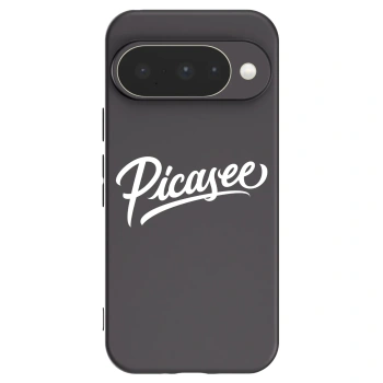 Picasee Google Pixel 10 Hülle - Schwarzes Silikon - Picasee - old logo - white