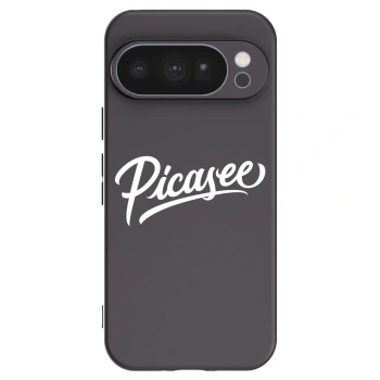 Picasee Google Pixel 10 Pro Hülle - Schwarzes Silikon - Picasee - old logo - white