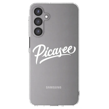 Picasee Samsung Galaxy A16 4G Hülle - Transparentes Silikon - Picasee - old logo - white