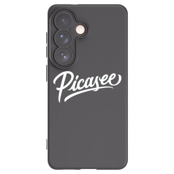 Picasee Samsung Galaxy S26 Hülle - Schwarzes Silikon - Picasee - old logo - white