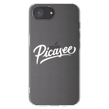 Picasee Apple iPhone 17e Hülle - Transparentes Silikon - Picasee - old logo - white