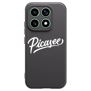 Picasee Xiaomi 17 Hülle - Schwarzes Silikon - Picasee - old logo - white