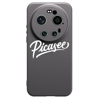 Picasee Xiaomi 17 Ultra Hülle - Schwarzes Silikon - Picasee - old logo - white