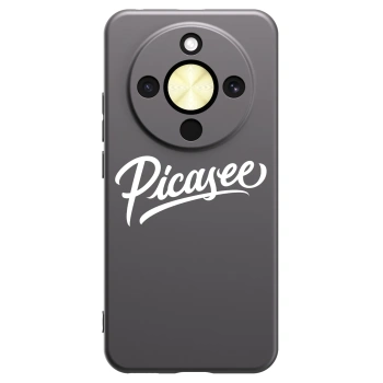 Picasee Honor Magic8 Lite 5G Hülle - Schwarzes Silikon - Picasee - old logo - white