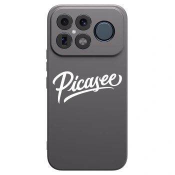 Picasee Xiaomi Poco F8 Ultra Hülle - Schwarzes Silikon - Picasee - old logo - white