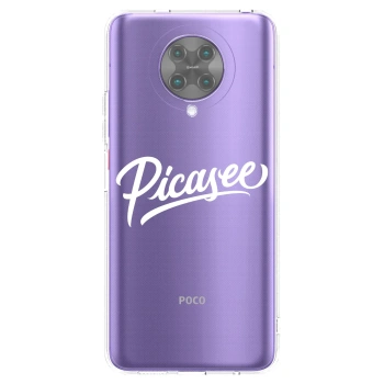 Picasee Xiaomi Poco F2 Pro Hülle - Transparentes Silikon - Picasee - old logo - white