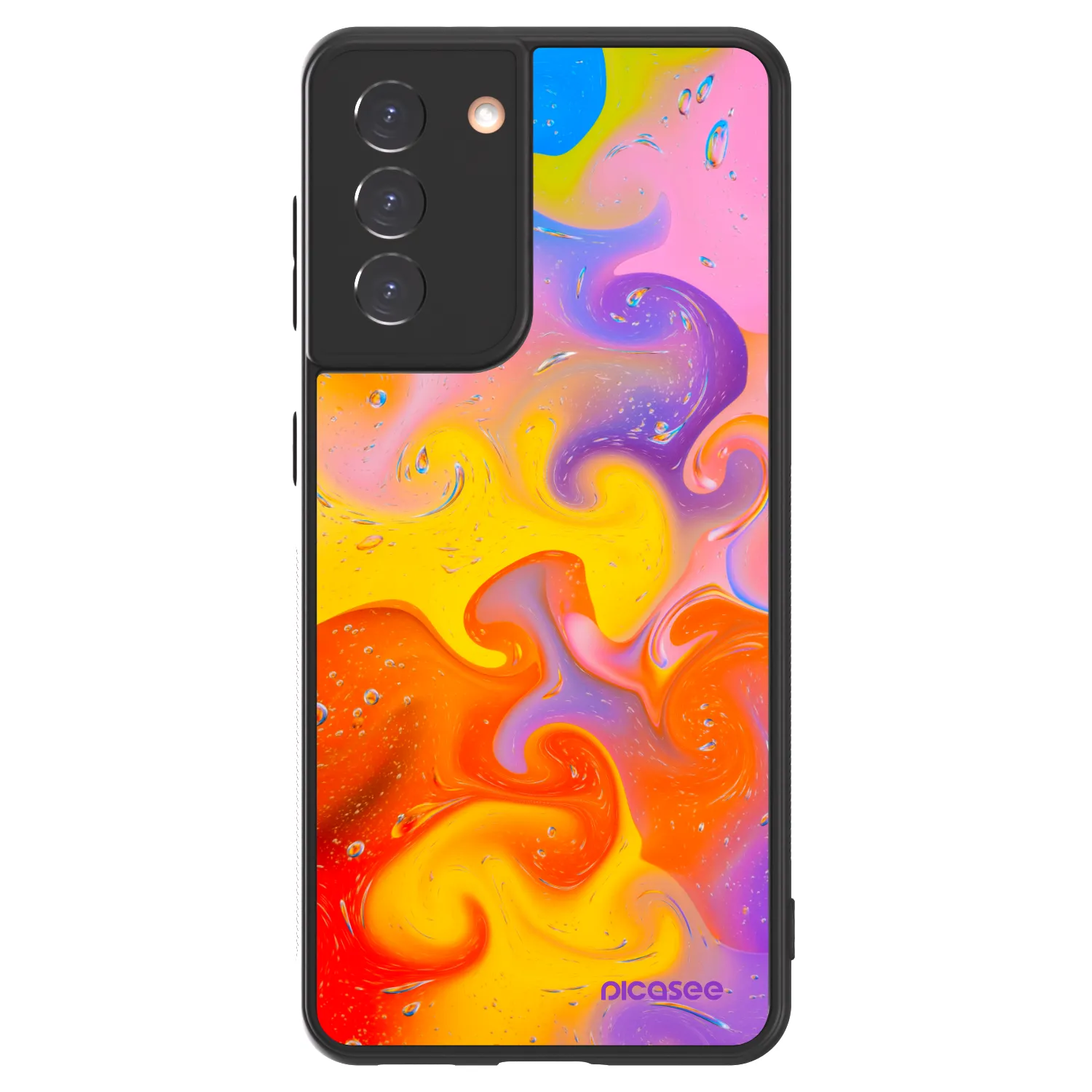 Picasee ULTIMATE CASE für Samsung Galaxy S21 5G G991B - Bubbles
