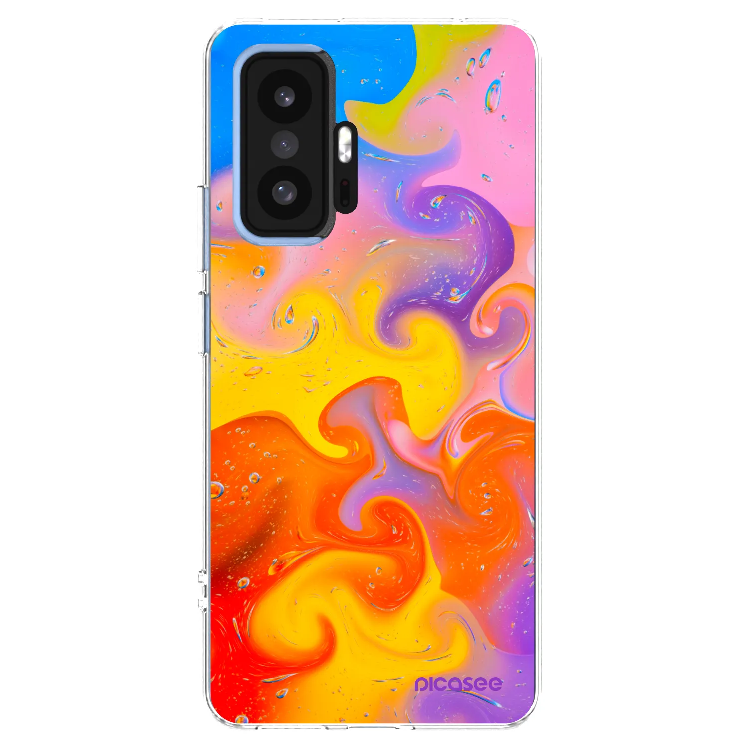 Picasee Xiaomi 11T Pro Hülle - Transparentes Silikon - Bubbles