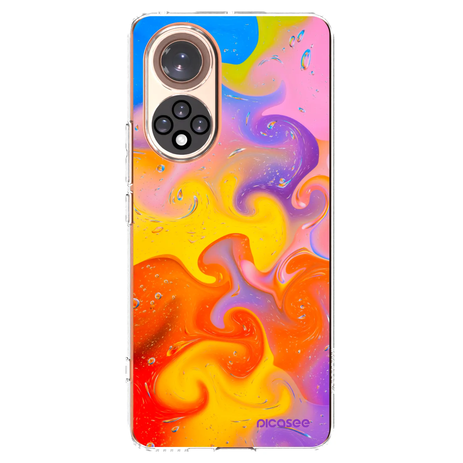 Picasee Huawei Nova 9 Hülle - Transparentes Silikon - Bubbles