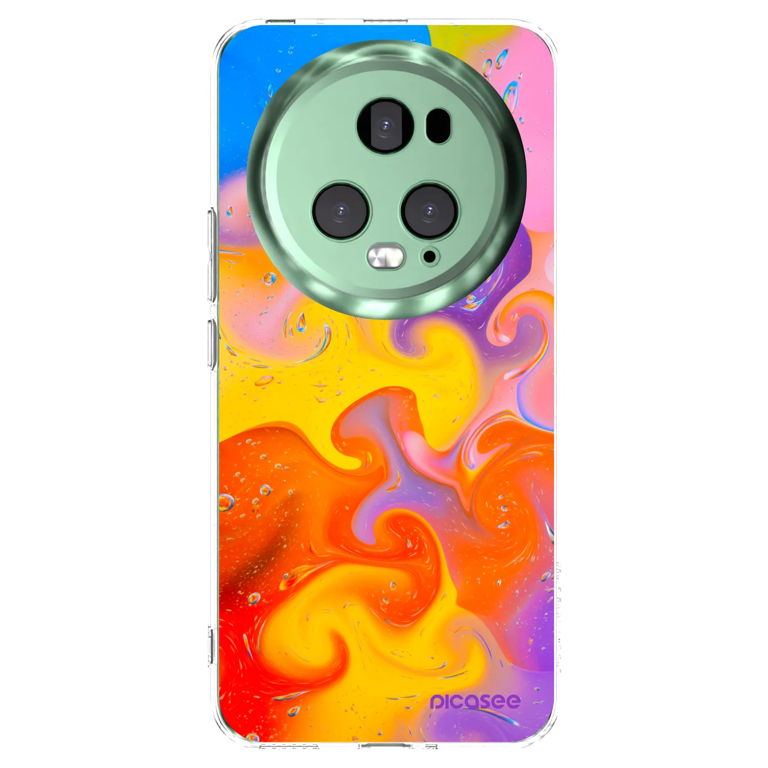 Picasee Honor Magic5 Pro Hülle - Transparentes Silikon - Bubbles