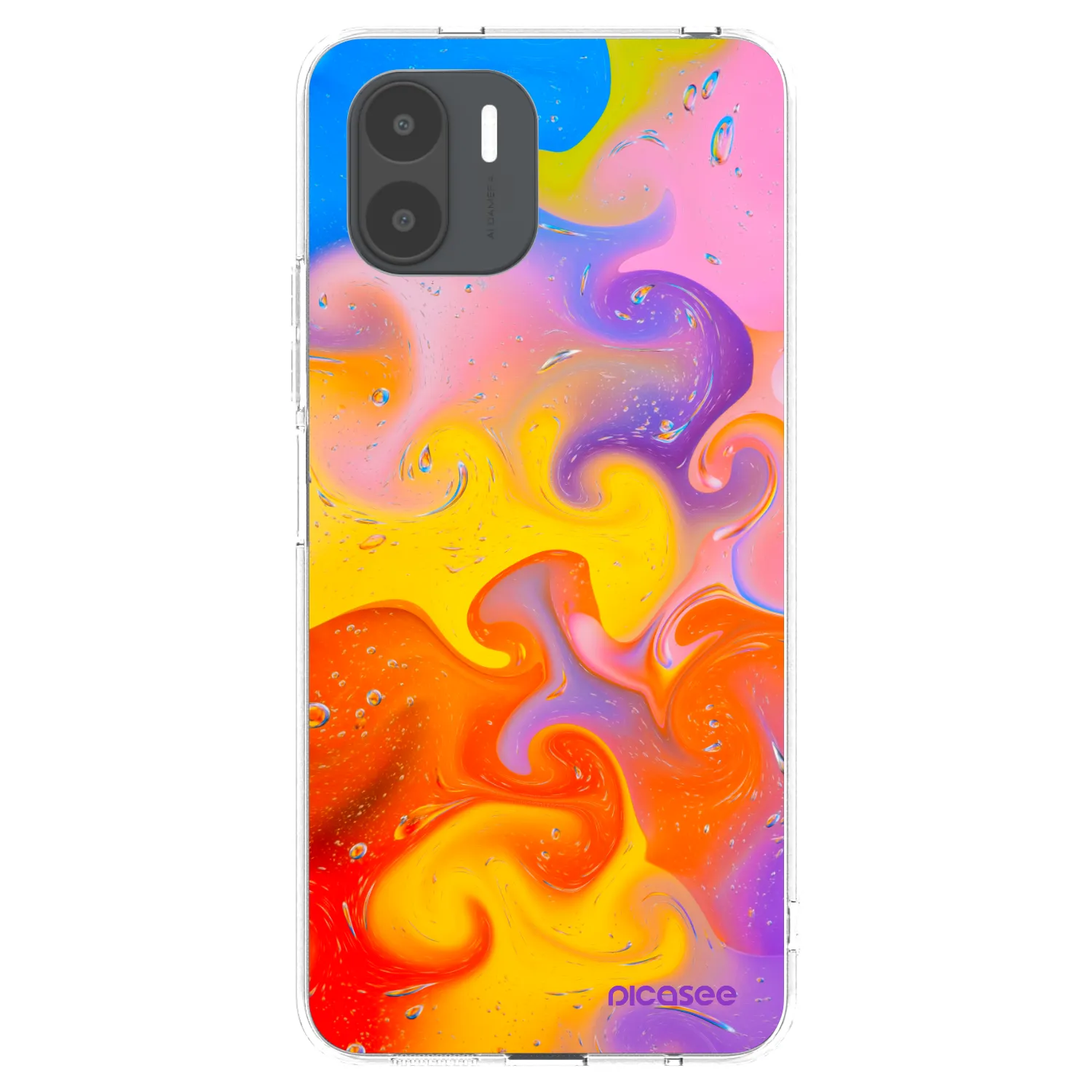 Picasee Xiaomi Redmi A2 Hülle - Transparentes Silikon - Bubbles