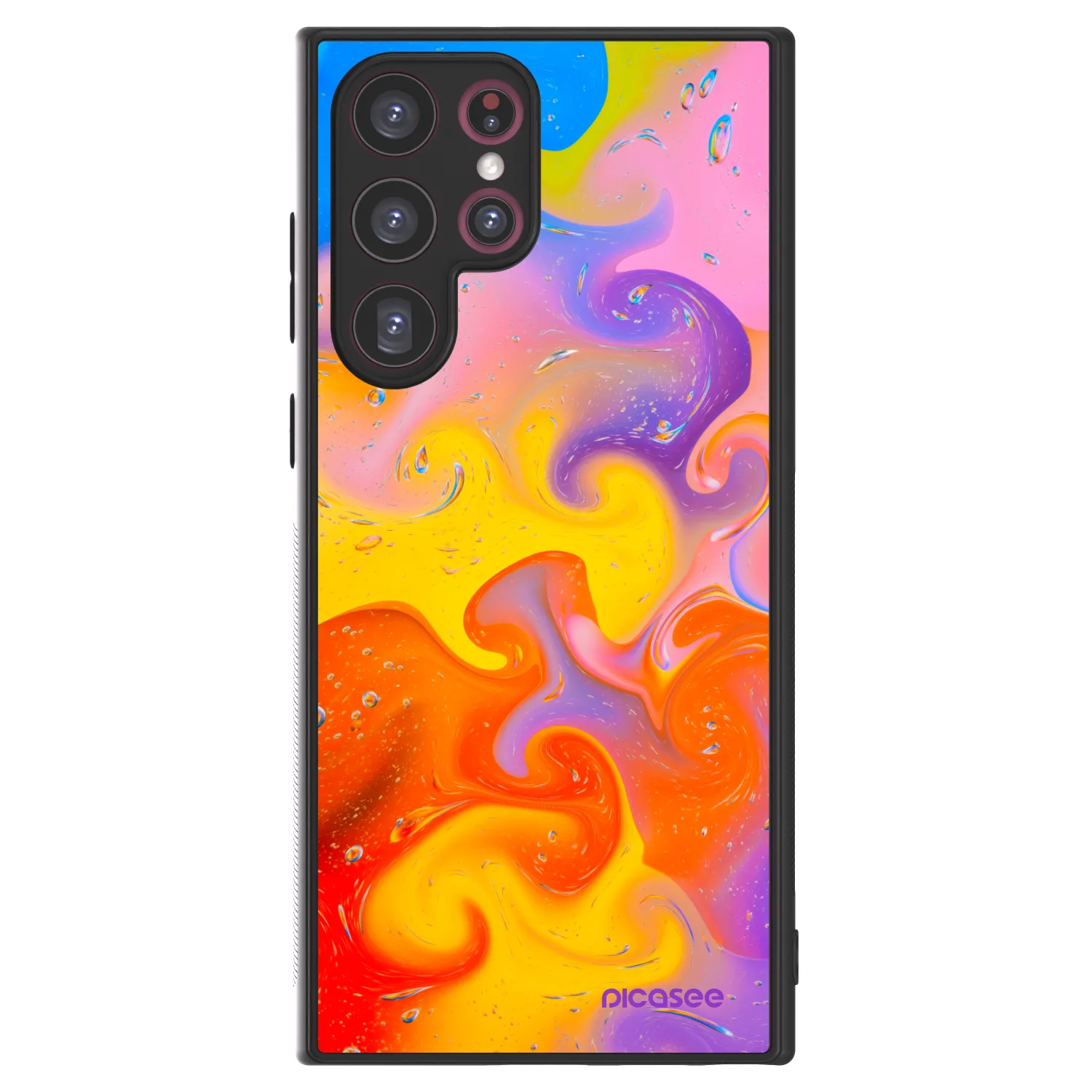 Picasee ULTIMATE CASE PowerShare für Samsung Galaxy S22 Ultra 5G - Bubbles
