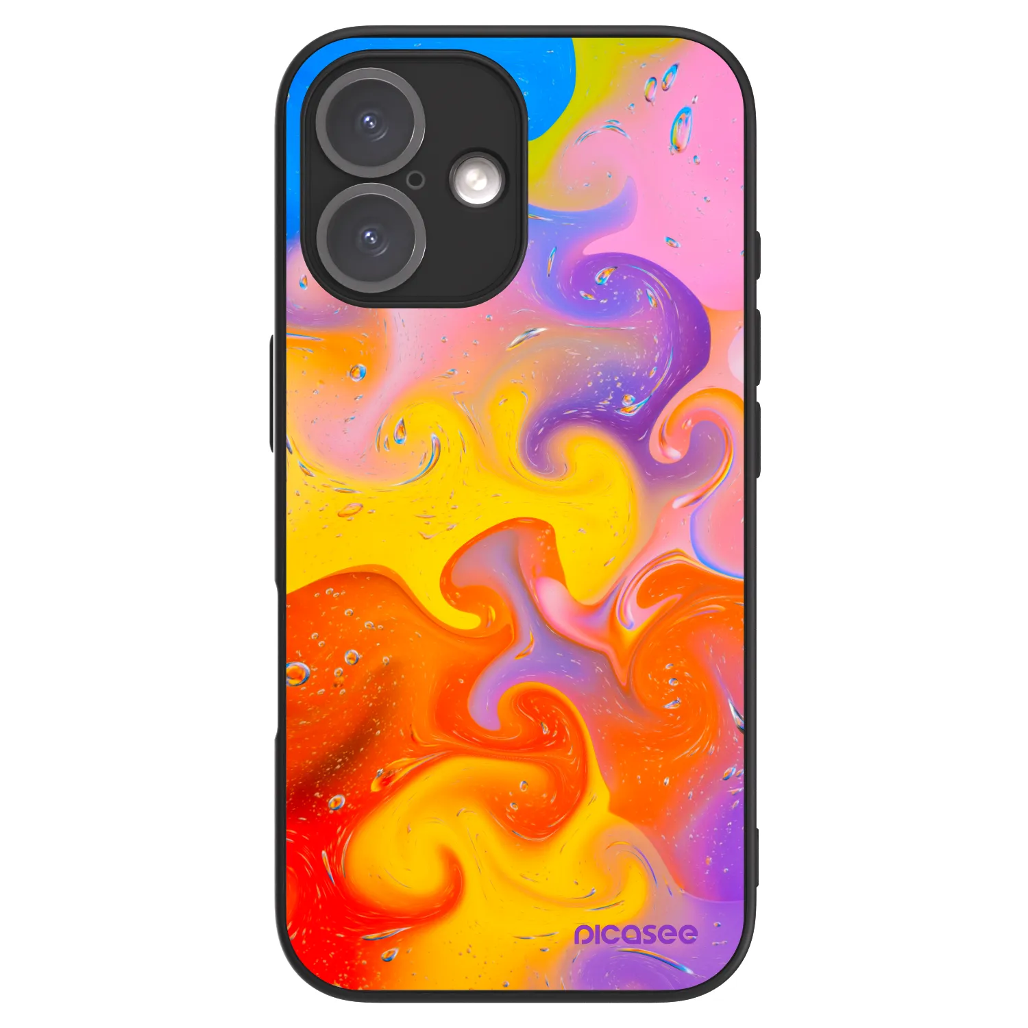 Picasee ULTIMATE CASE MagSafe für Apple iPhone 16 - Bubbles
