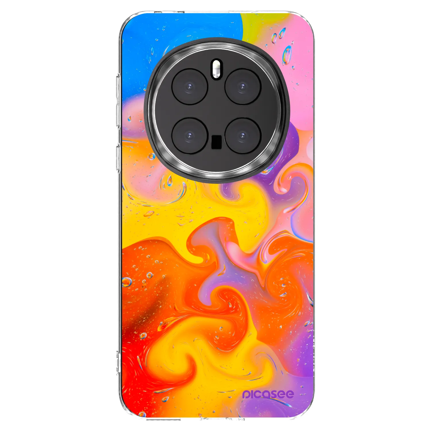 Picasee Honor Magic7 Pro 5G Hülle - Transparentes Silikon - Bubbles