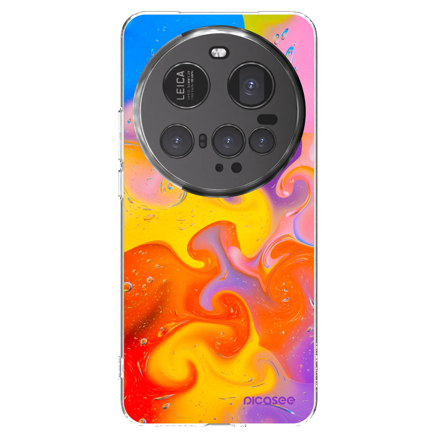 Picasee Xiaomi 15 Ultra Hülle - Transparentes Silikon - Bubbles