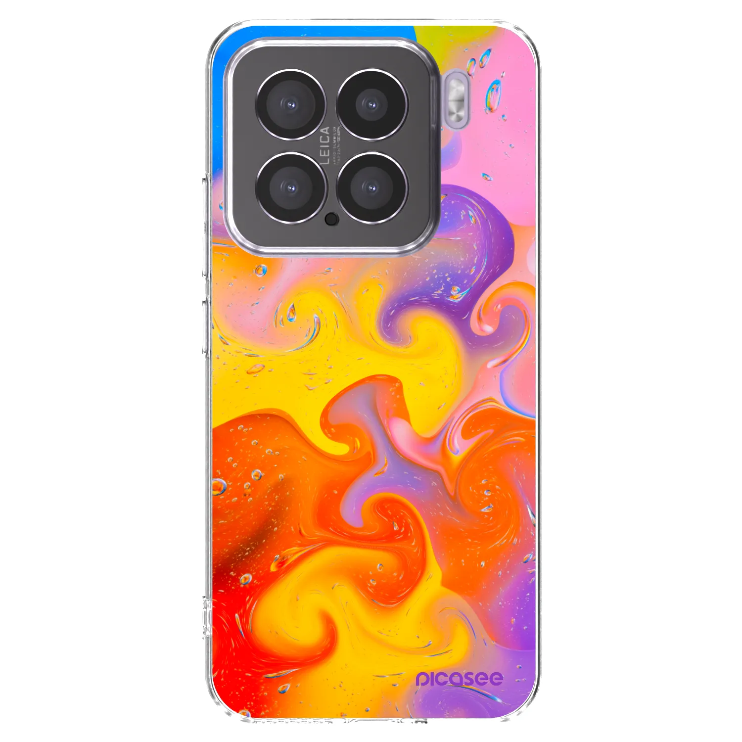 Picasee Xiaomi 15 Hülle - Transparentes Silikon - Bubbles
