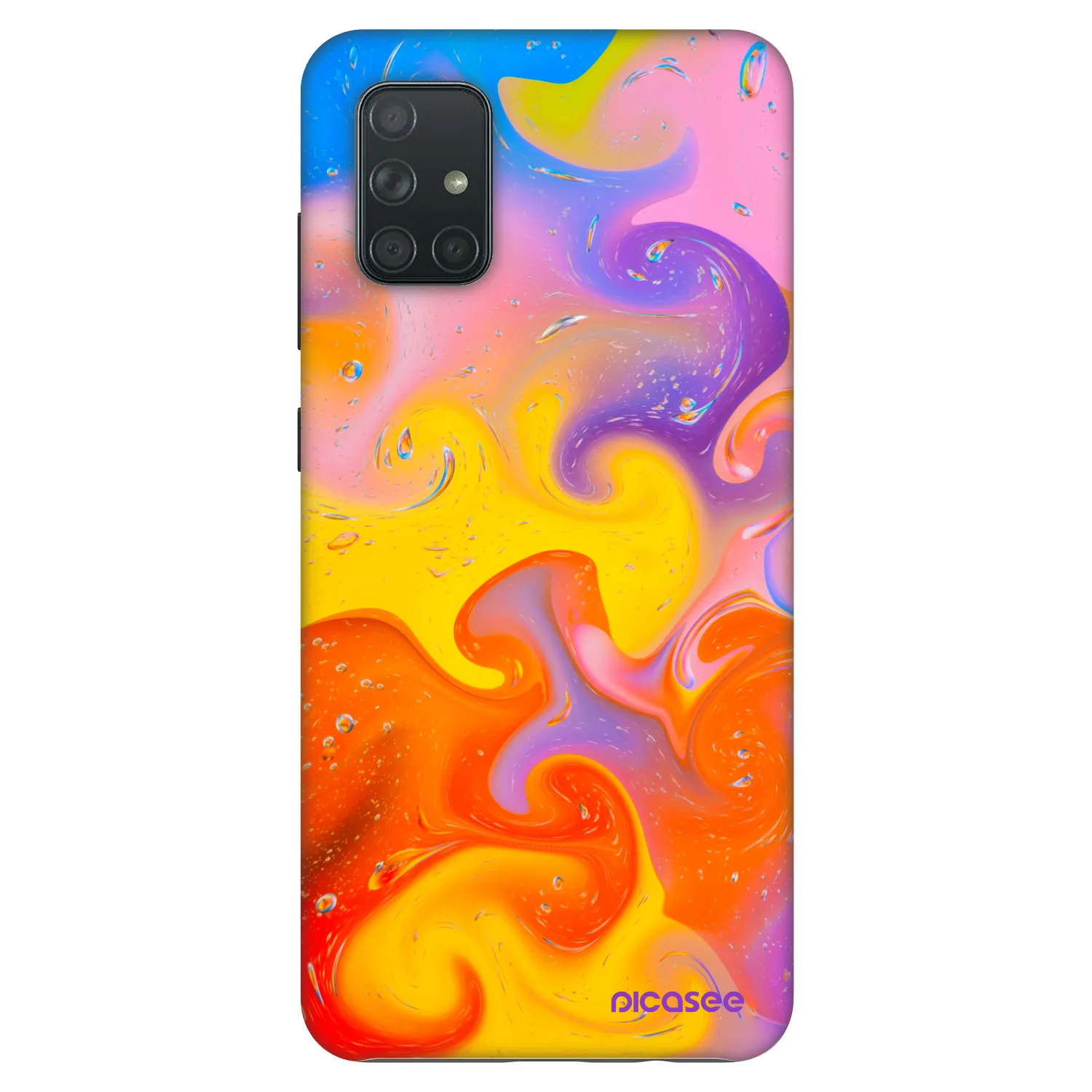 Picasee Fashion Case für Samsung Galaxy A71 A715F - Bubbles