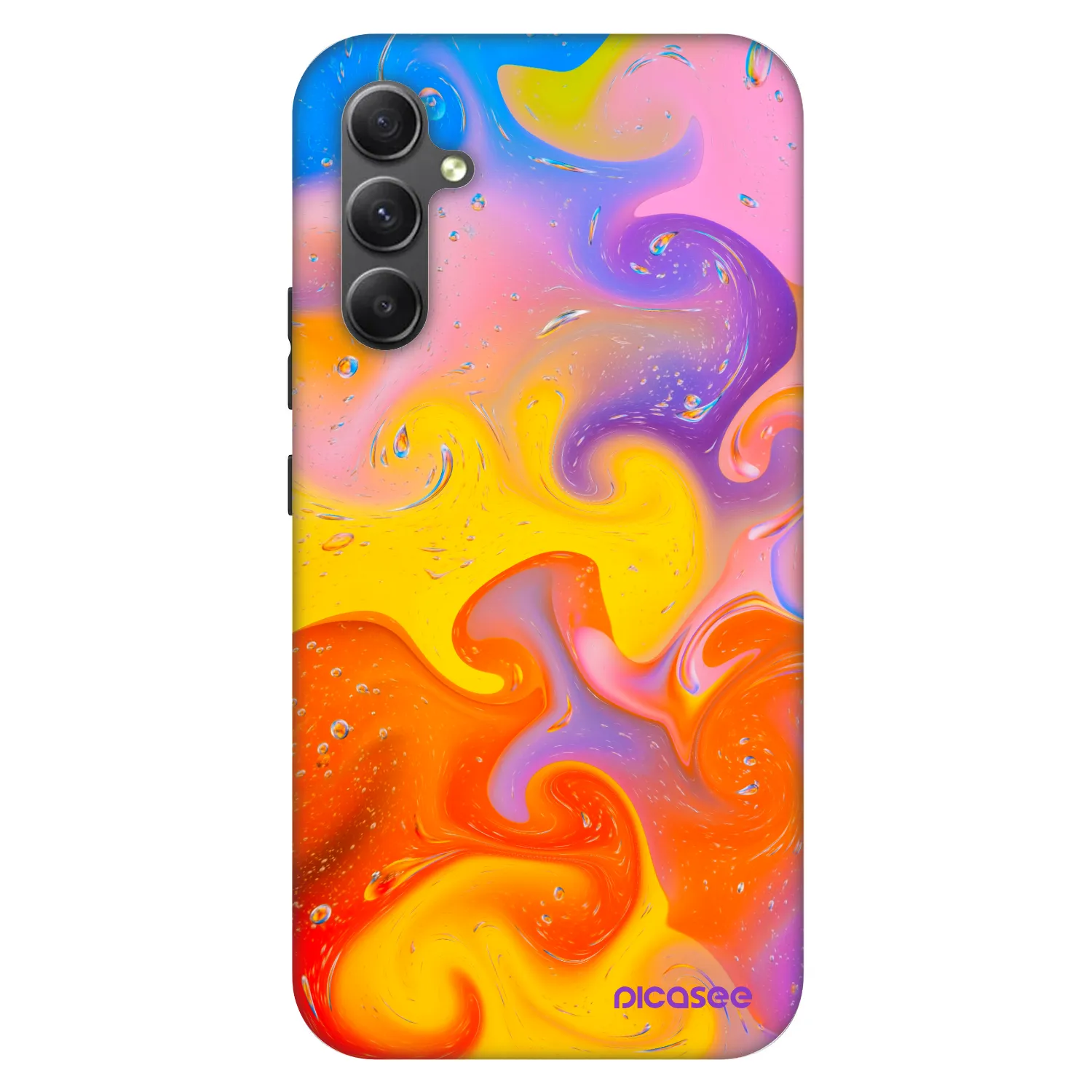 Picasee Fashion Case für Samsung Galaxy A34 5G A346B - Bubbles