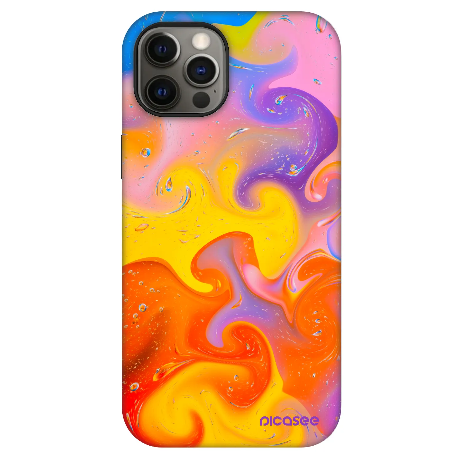 Picasee Fashion Case MagSafe für Apple iPhone 12 - Bubbles