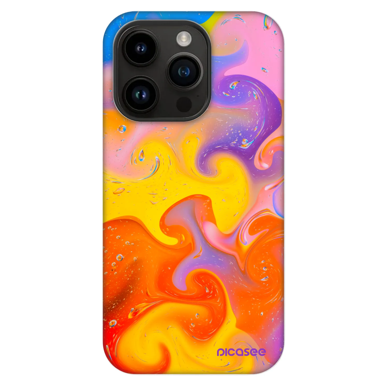 Picasee Fashion Case MagSafe für Apple iPhone 14 Pro - Bubbles