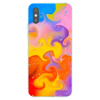 Picasee Xiaomi Redmi 9A Hülle - Transparentes Silikon - Bubbles