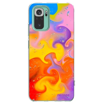 Picasee Xiaomi Redmi Note 10 Pro Hülle - Transparentes Silikon - Bubbles