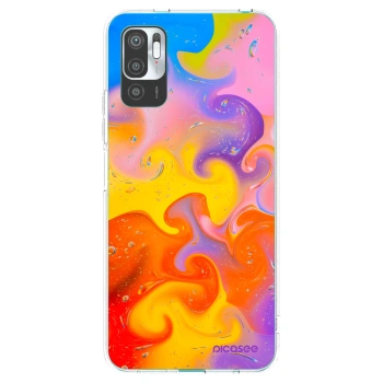 Picasee Xiaomi Redmi Note 10 5G Hülle - Transparentes Silikon - Bubbles