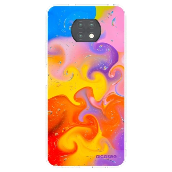 Picasee Xiaomi Redmi Note 9T Hülle - Transparentes Silikon - Bubbles