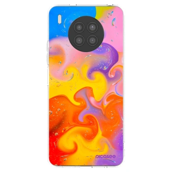 Picasee Huawei Nova 8i Hülle - Transparentes Silikon - Bubbles