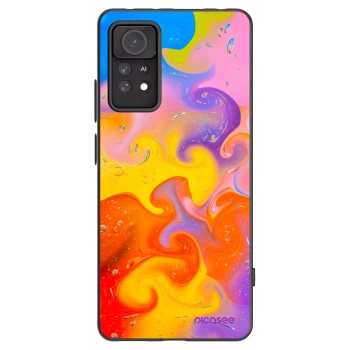 Picasee Xiaomi Redmi Note 11 Pro Hülle - Schwarzes Silikon - Bubbles