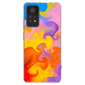 Picasee Xiaomi Redmi Note 11 Pro Hülle - Transparentes Silikon - Bubbles