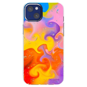 Picasee Apple iPhone 14 Plus Hülle - Transparentes Silikon - Bubbles