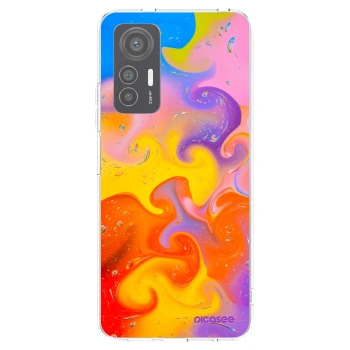 Picasee Xiaomi 12 Lite Hülle - Transparentes Silikon - Bubbles
