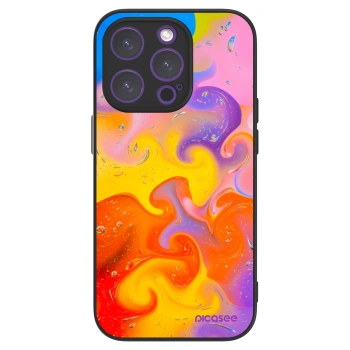 Picasee ULTIMATE CASE MagSafe für Apple iPhone 14 Pro - Bubbles