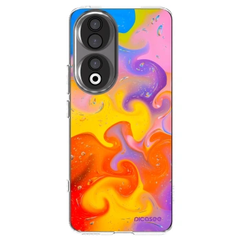 Picasee Honor 90 5G Hülle - Transparentes Silikon - Bubbles