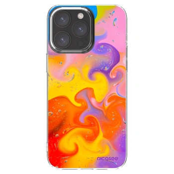Picasee Apple iPhone 15 Pro Max Hülle - Transparentes Silikon - Bubbles