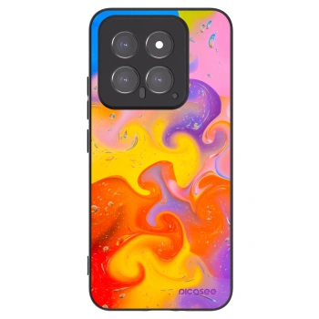 Picasee Xiaomi 14 Hülle - Schwarzes Silikon - Bubbles