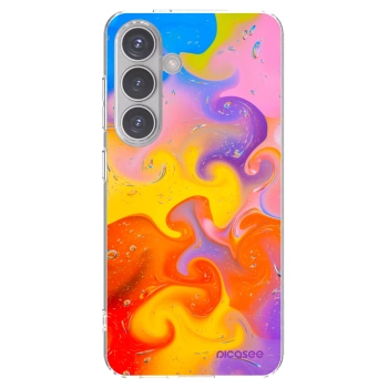 Picasee Samsung Galaxy S24 S921B 5G Hülle - Transparentes Silikon - Bubbles