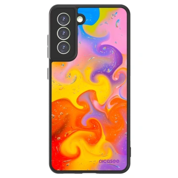 Picasee ULTIMATE CASE PowerShare für Samsung Galaxy S21 FE 5G - Bubbles