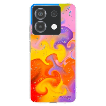 Picasee Xiaomi Poco X6 Hülle - Transparentes Silikon - Bubbles